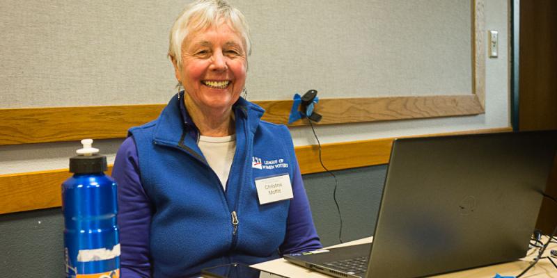 Volunteers Help get the word out