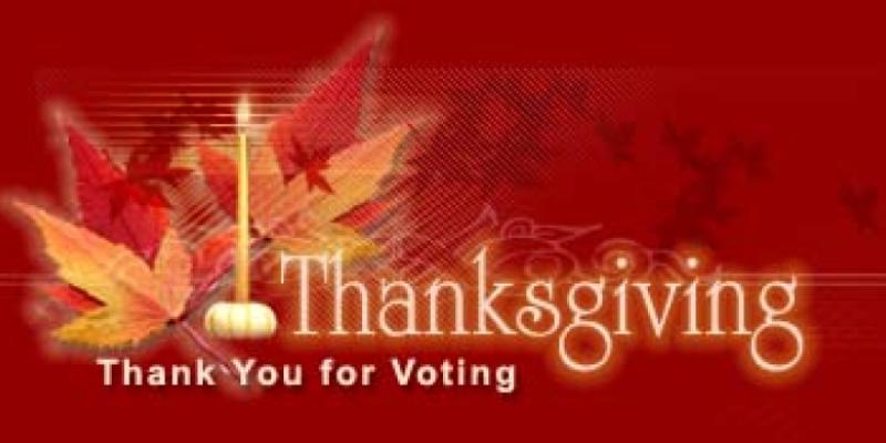 Thank you for voting