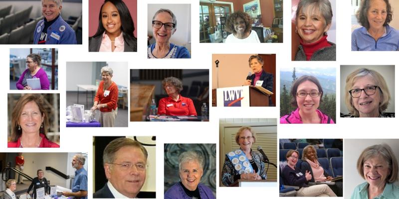 photo collage is shown with various League members from Delaware