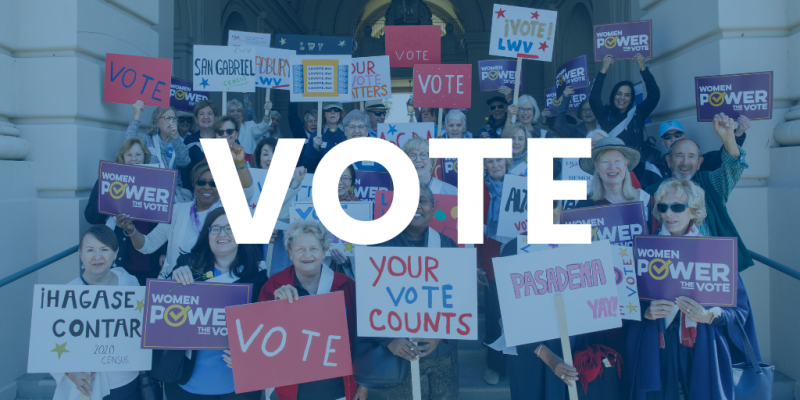 VOTE overlay with LWV members