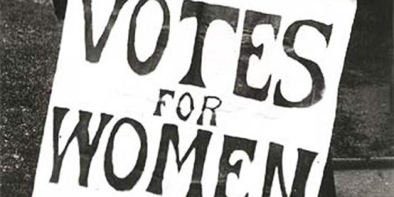 Votes for women logo
