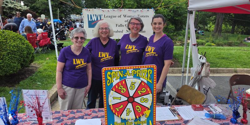 Memorial Day 2025 Voter Information Booth