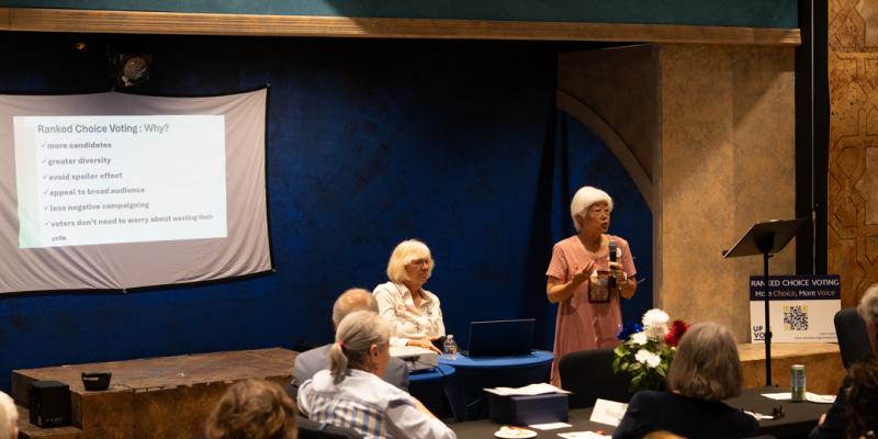 LWVFC Members Learn About Ranked Choice Voting