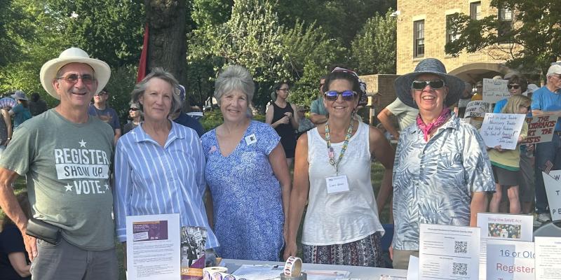 George Polly Sarah Lauri Anne at John Lewis event July 17 2025