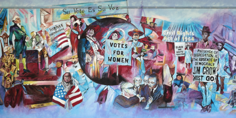 Voting Rights History Mural