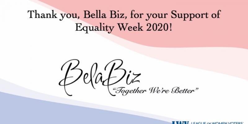 Bella Biz, Equality Week 2020