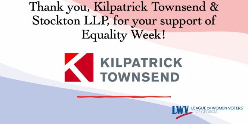 Kilpatrick Townsend & Stockton LLP, Equality Week
