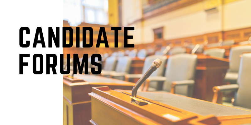 candidate forum announcement