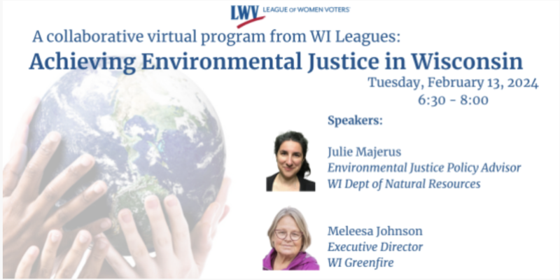 Achieving Environmental Justice in Wisconsin
