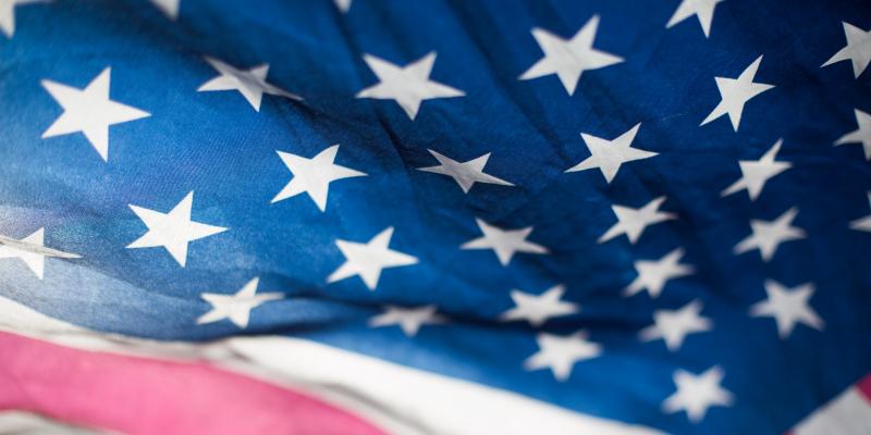 Check out our publications, including our regular newsletter, the VOTER Image of American flag closeup with stars and stripes in the frame