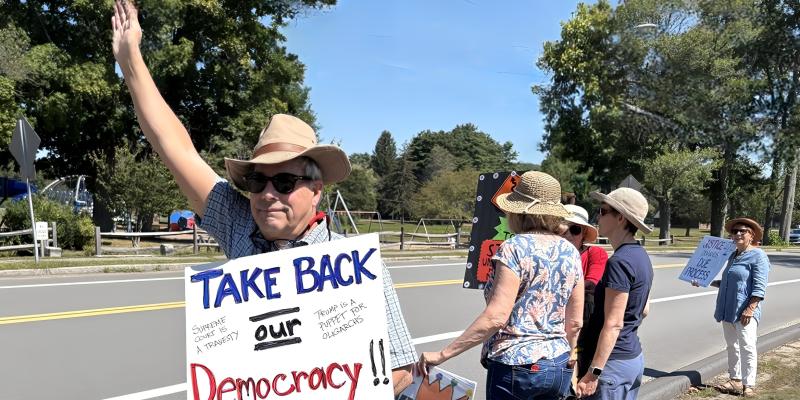 peaceful protest