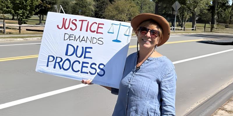 peaceful protest