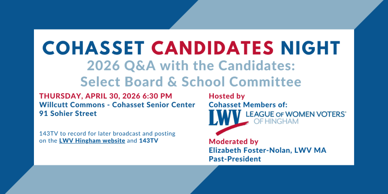 2026 Cohasset Candidates Night