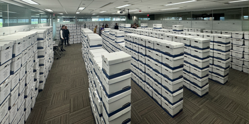 boxes of CNP petitions