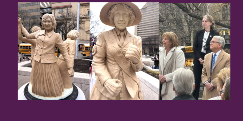 groundbreaking for Women Statue