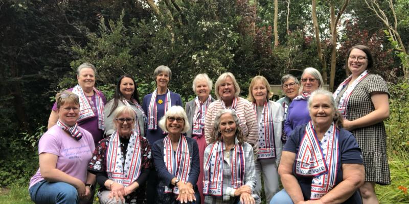 League of Women Voters of Humboldt County 2024/25 Board Members Back Row L-R: Molly Cate, Michelle Vassel, Leslie Leach, Byrd Lochtie, Peggy Syvertson, Cindy Humphry, Sylvia Shaw, Becky Simpson, Jessica Schlachter Front Row L-R: Julie Kelly, Bonnie Oliver