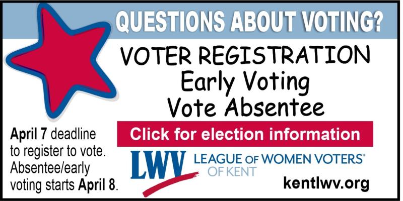 Voting Spring 2025 Voter registration early voting voting absentee