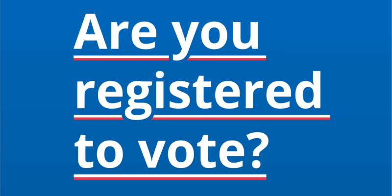 are you registered to vote?