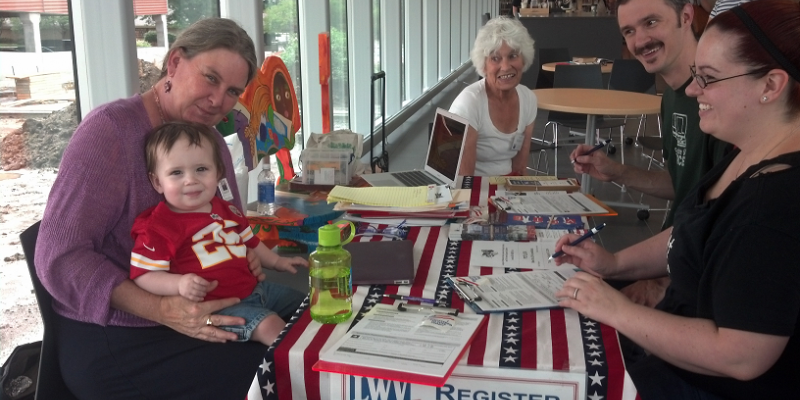 Voter Registration Drive at Public Library