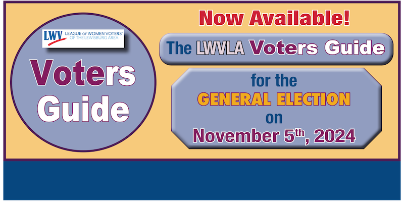 voters Guide Fall 2024 now available