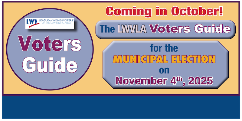 Voters Guide Coming in October for November 2025 Election