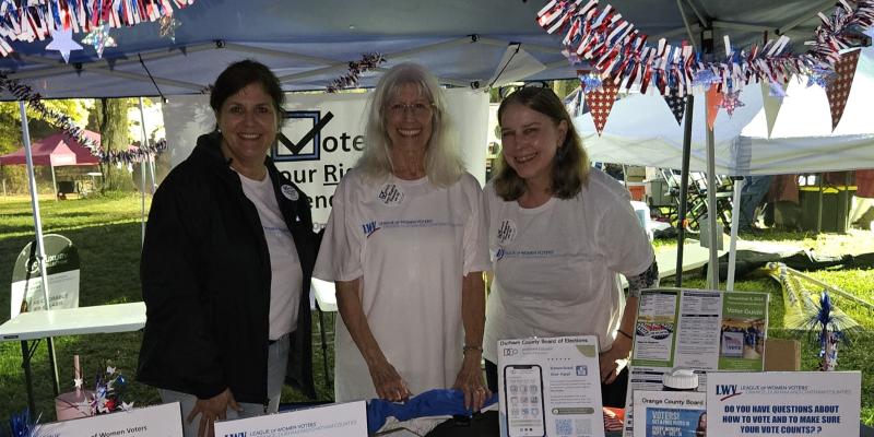 ODC Registers Voters at Lush at Hog Day