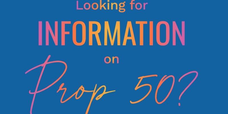Proposition 50 Information