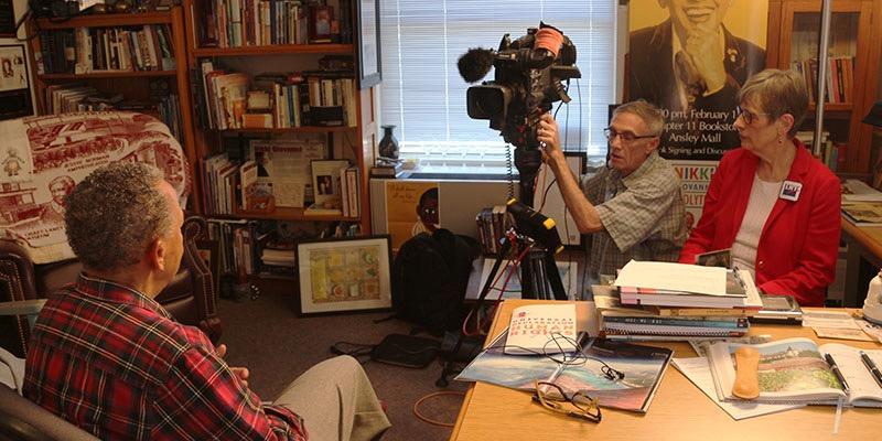 Taping Nikki Giovanni, "Why I Vote" taping of Nikki Giovanni, "Why I Vote"