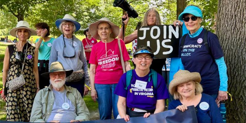 Virginians for Reproductive Freedom May 2026 rally