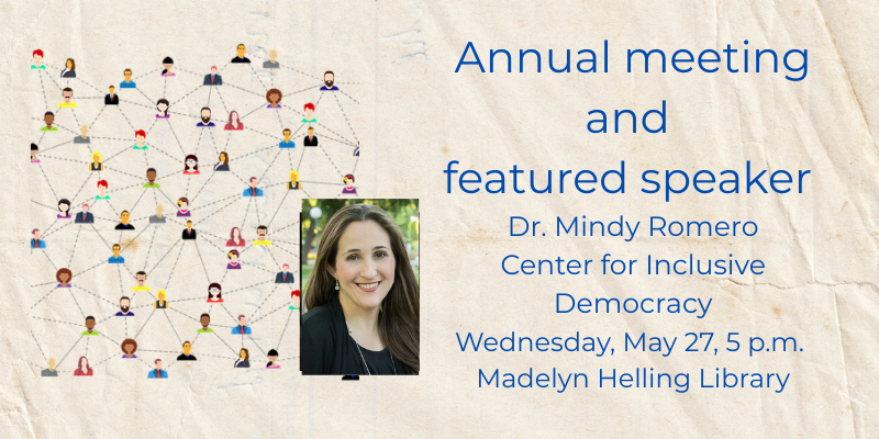 Annual meeting and featured speaker