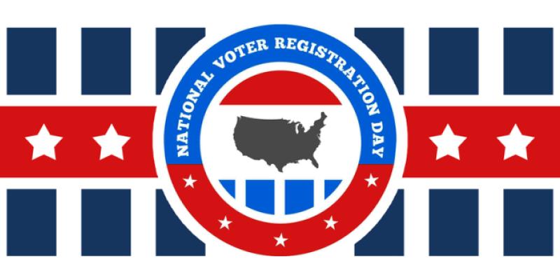 National Voter Registration Day banner