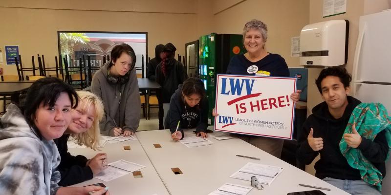 Voter Registration at Enterprise High School - Clearwater - Jan 2020 Voter Registration at Enterprise High School in Clearwater FL Jan 2020