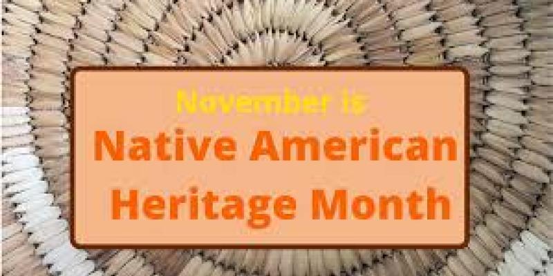 Nov Native American Heritage month woven texture background November native heritage month