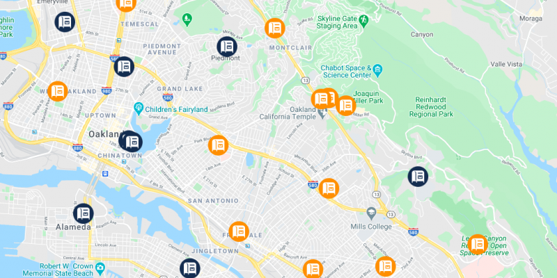 Ballot Drop Boxes Map
