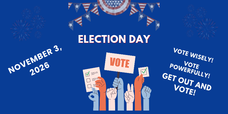 Voting on Election day