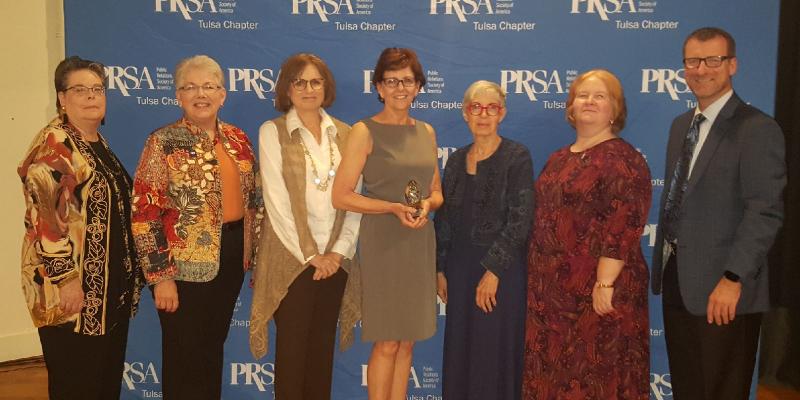 Tulsa LWV won a Tulsa PRSA Silver Link Award for the 2018 Voter Guide