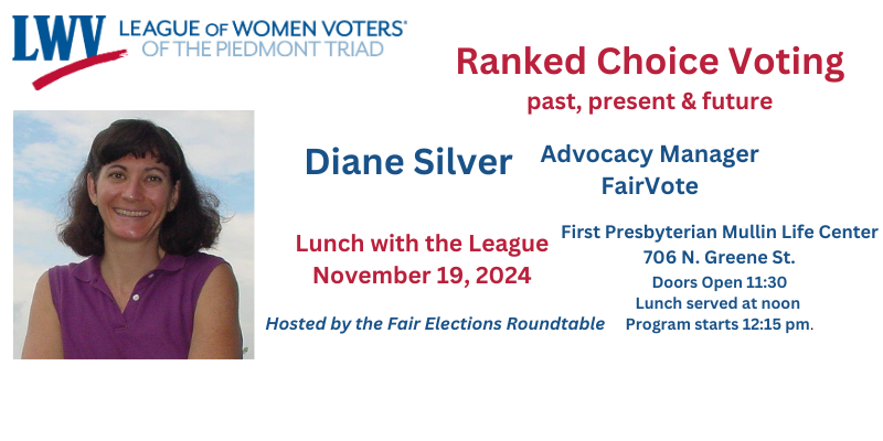 Ranked Choice Voting with Diane Silver of FairVote