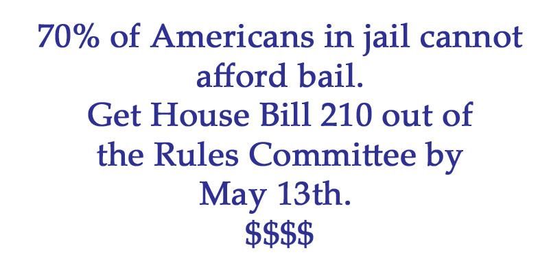 70% of Americans in jail cannot afford bail.