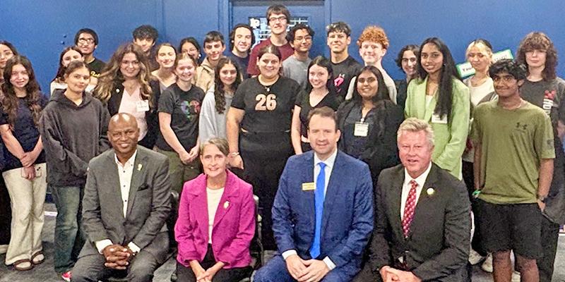 LWVRB Youth League meeting at Lake Park High School