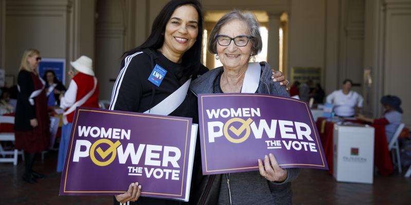 WOMEN POWER THE VOTE