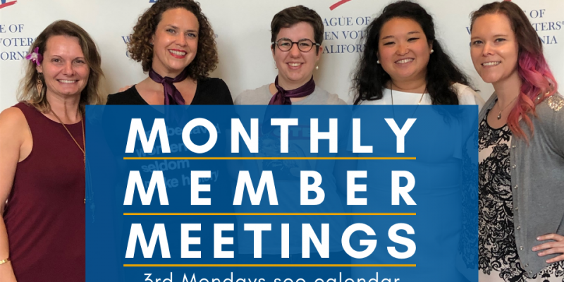 Monthly Member Meeting