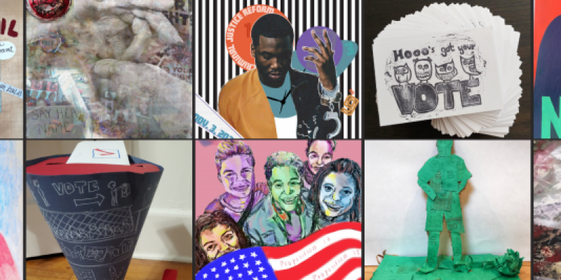 Youth Empowerment Express Your Vote Collage