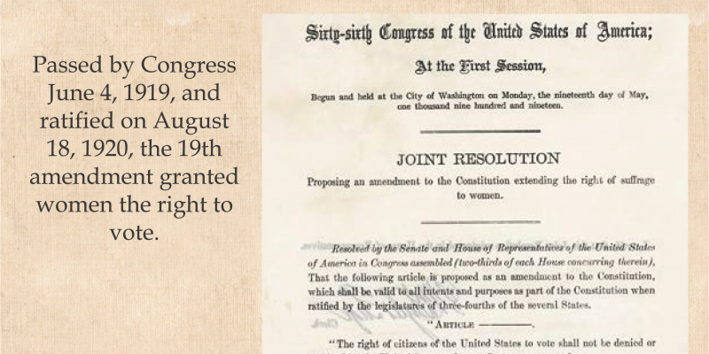 19th Amendment image