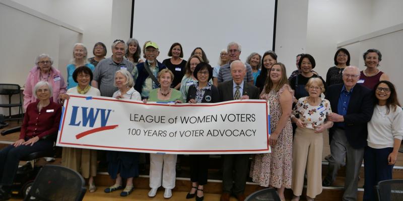 Group picture at 2026 LWV of Southwest Santa Clara Valley Annual Meeting