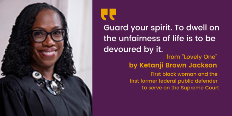 Guard your spirit. To dwell on the unfairness of life is to be devoured by it. 