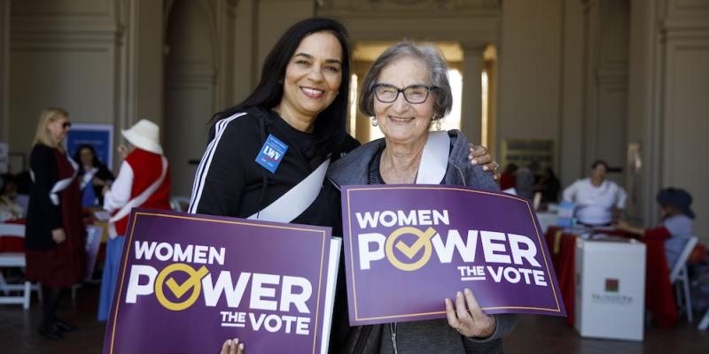Women Power the vote 