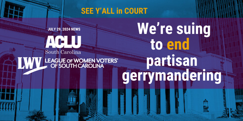 We're suing to end partisan gerrymandering 