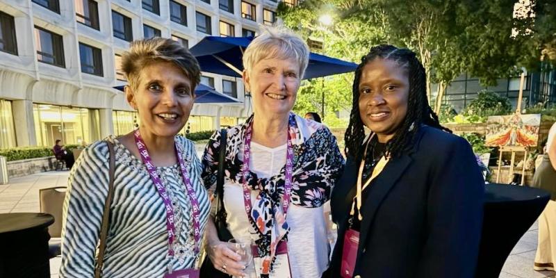 Irwin, Williams, Parker at LWVUS convention 2024