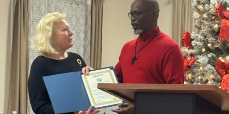 LWV Georgetown NAACP award