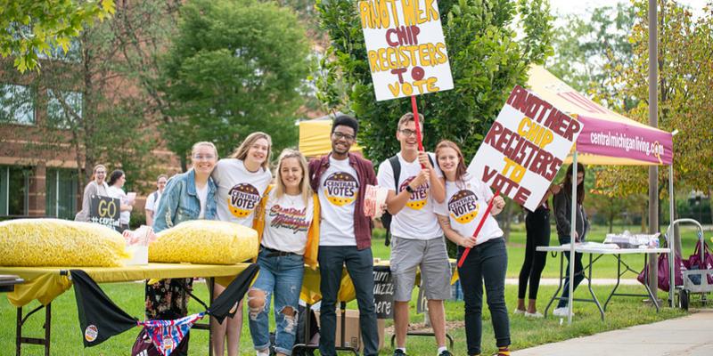 Young People Encourage Voters